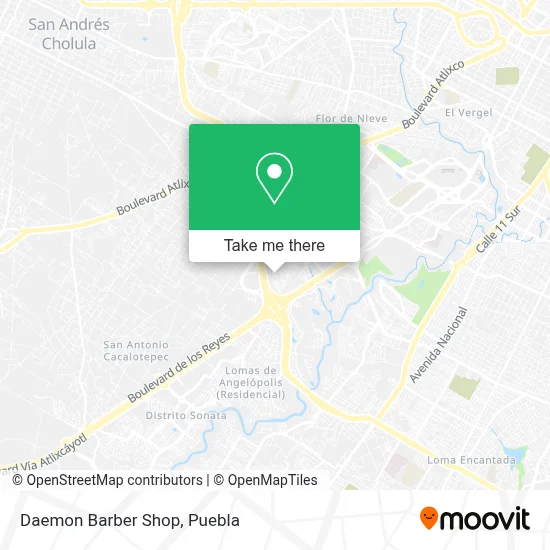 Daemon Barber Shop map