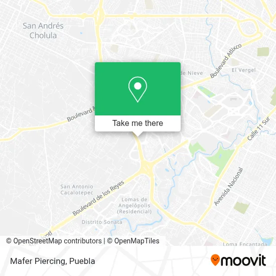 Mafer Piercing map