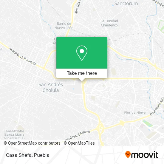 Casa Shefa map
