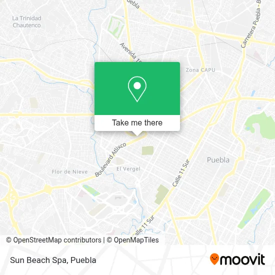 Sun Beach Spa map