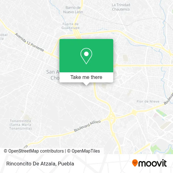 Rinconcito De Atzala map