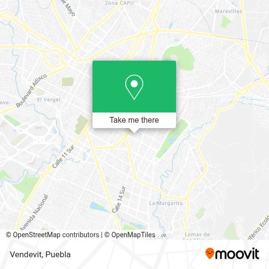 Vendevit map