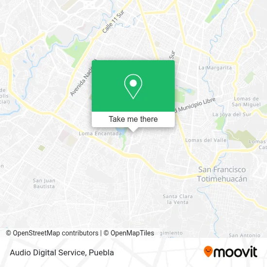 Audio Digital Service map