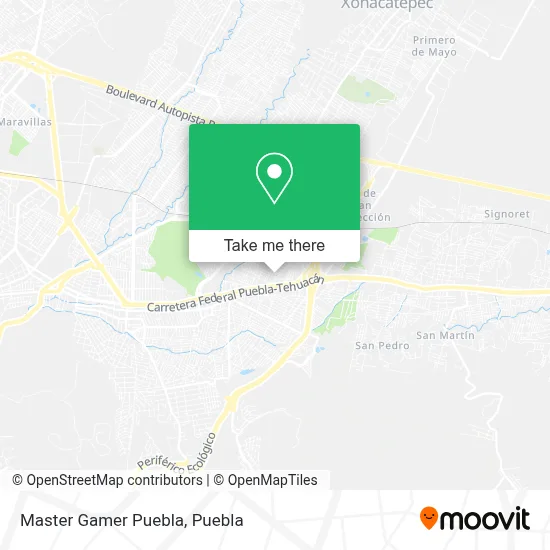 Master Gamer Puebla map