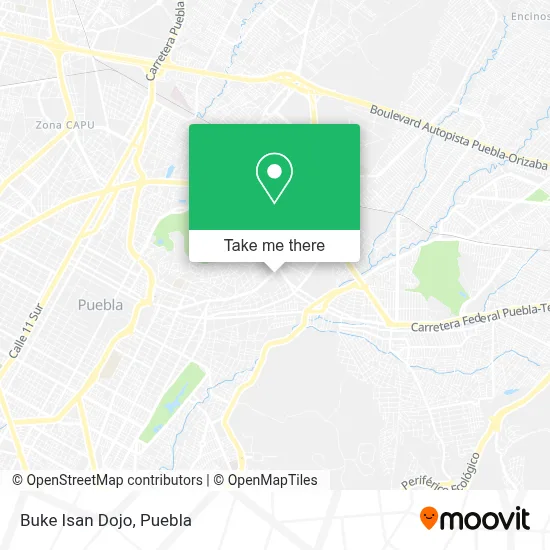 Buke Isan Dojo map