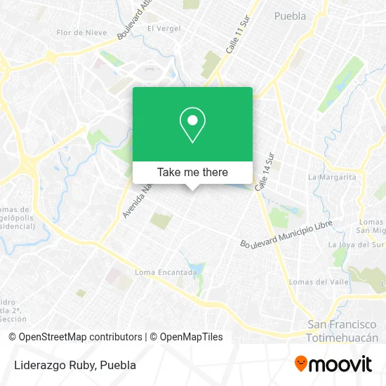 Liderazgo Ruby map