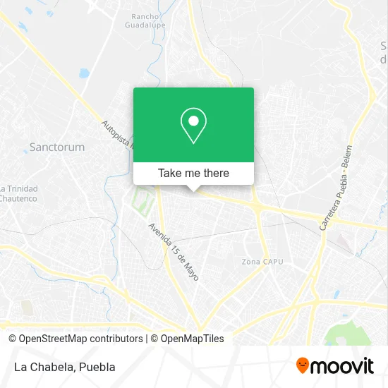 La Chabela map
