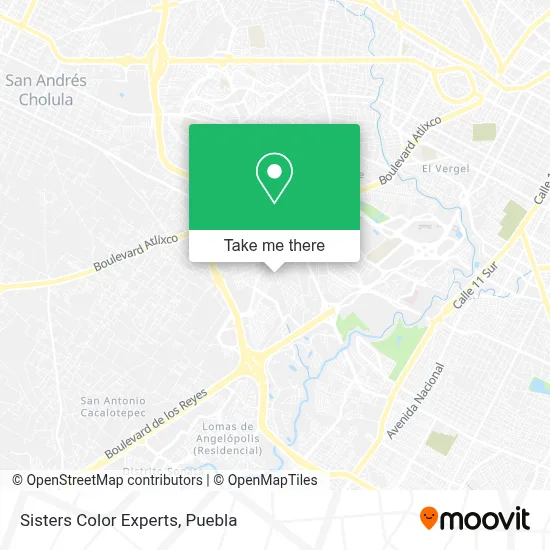 Sisters Color Experts map