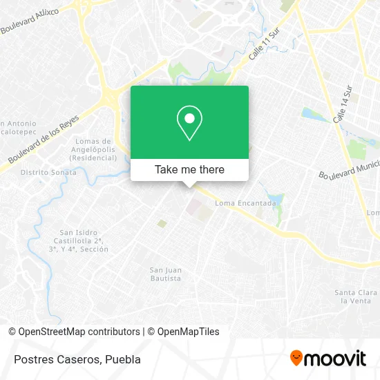 Postres Caseros map