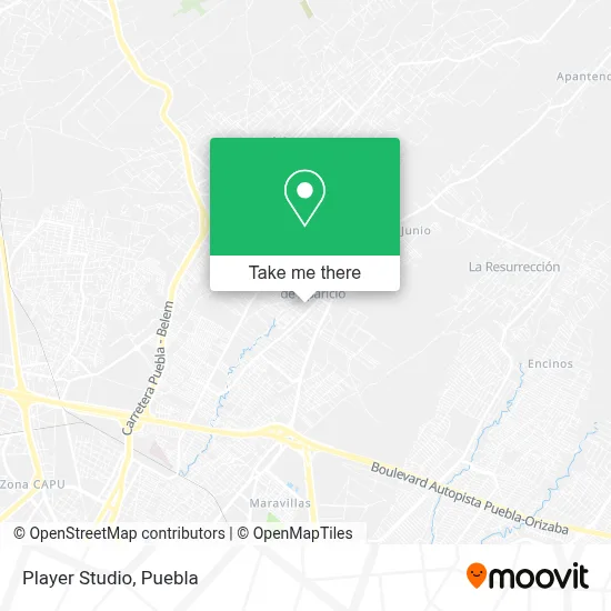 Player Studio map