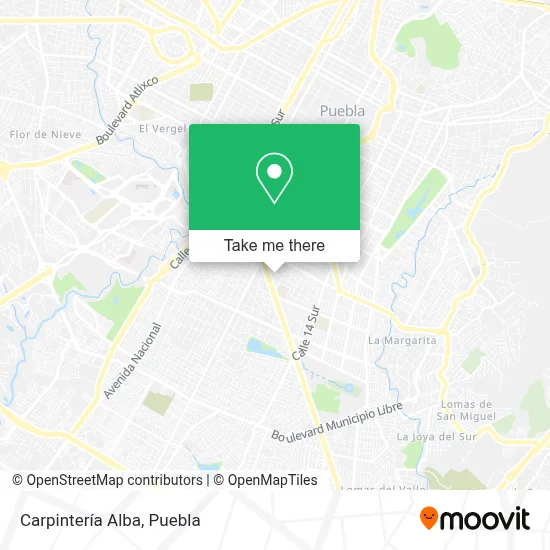 Carpintería Alba map