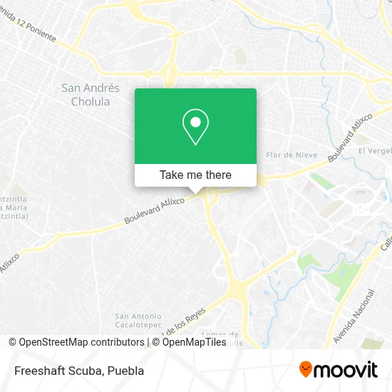Freeshaft Scuba map