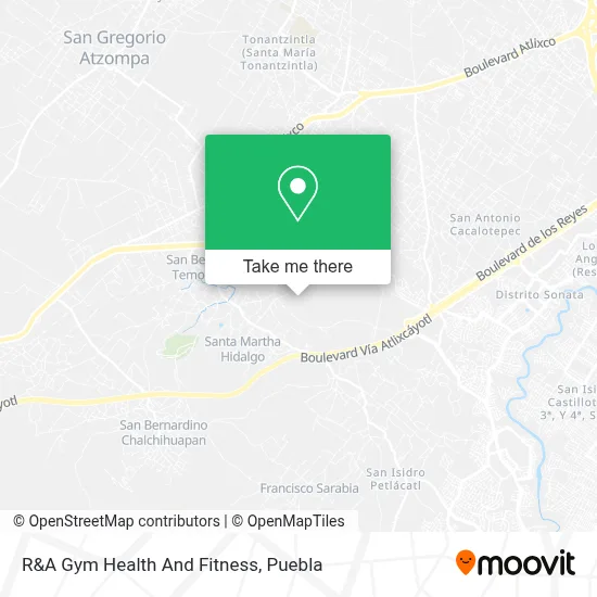 R&A Gym Health And Fitness map