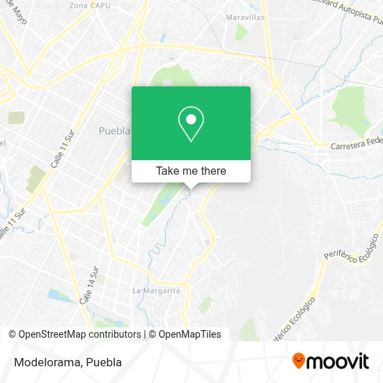 Modelorama map
