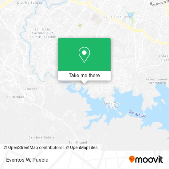 Eventos W map