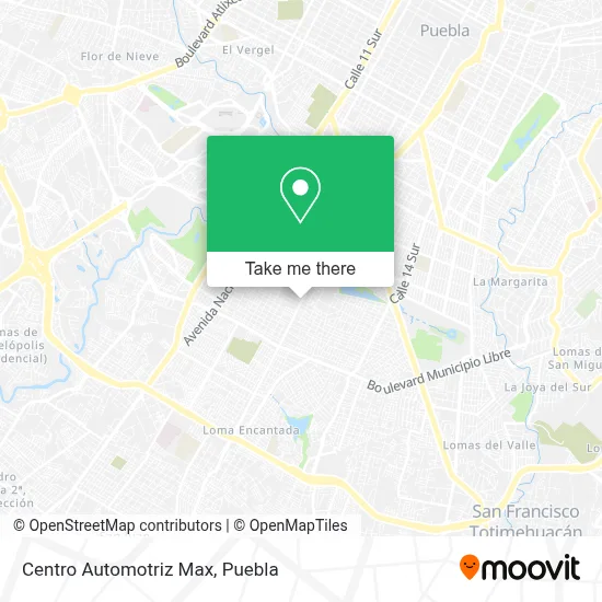 Centro Automotriz Max map