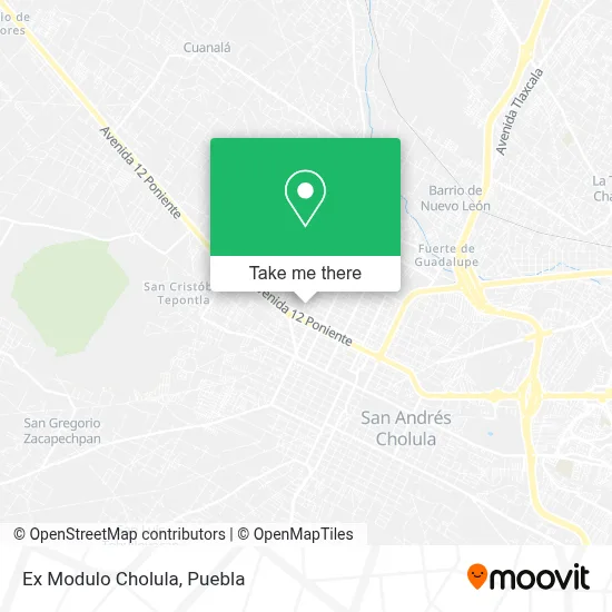 Ex Modulo Cholula map
