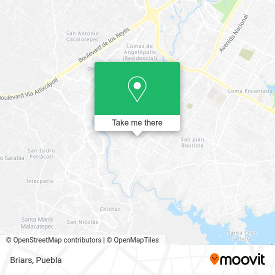 Briars map