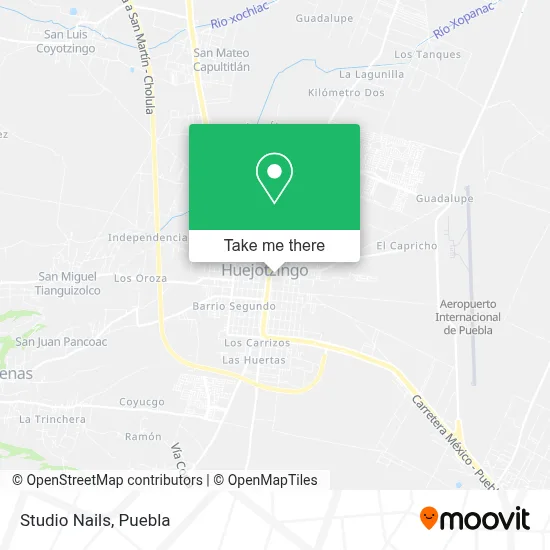 Studio Nails map