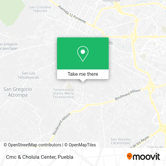 Cmc & Cholula Center map