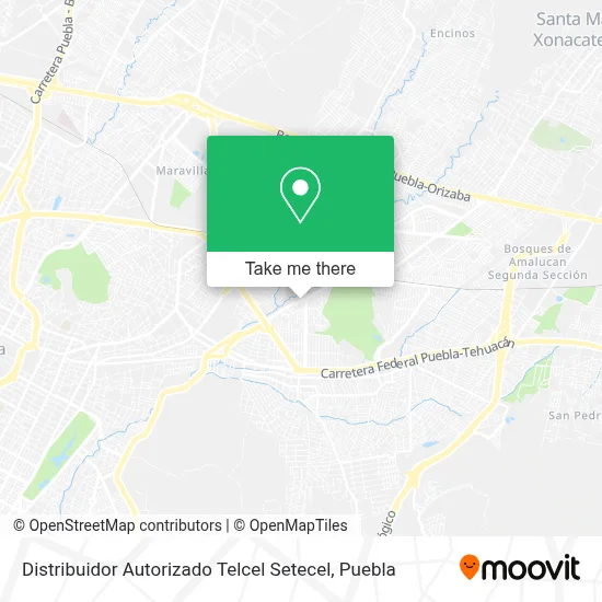 Distribuidor Autorizado Telcel Setecel map