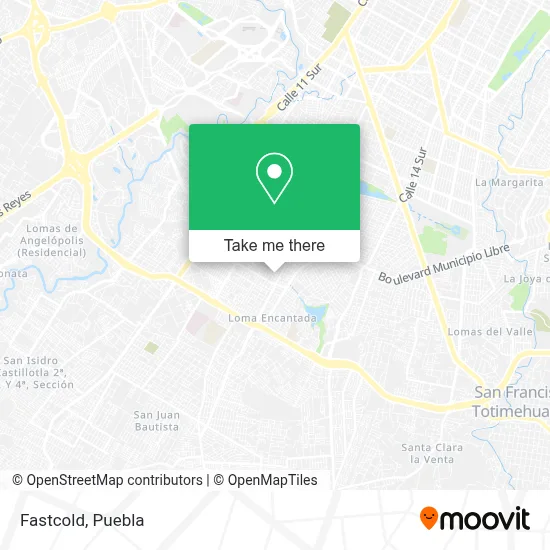 Fastcold map
