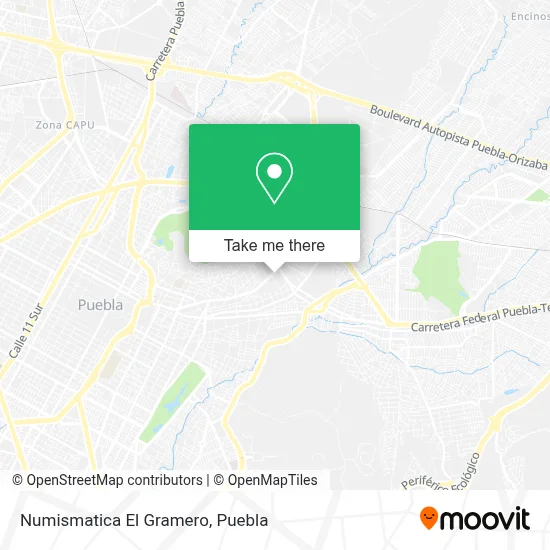 Numismatica El Gramero map