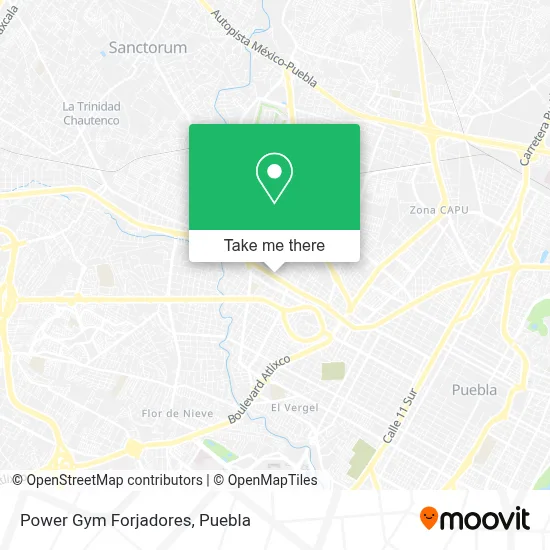 Power Gym Forjadores map