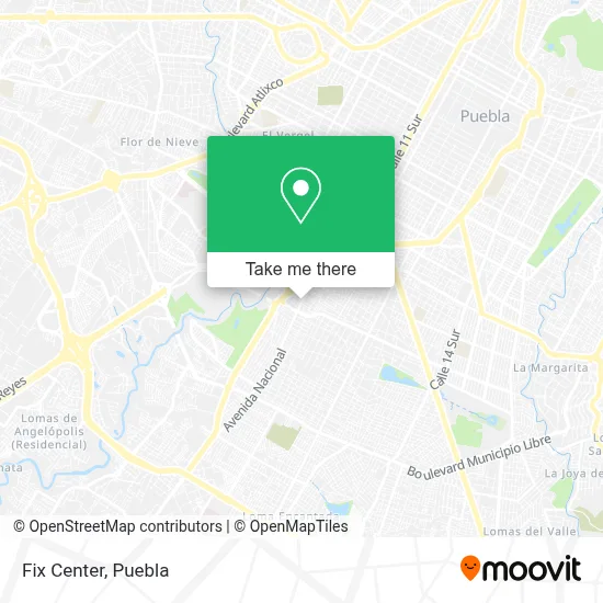 Fix Center map