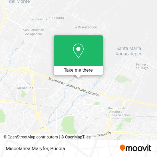 Miscelanea Maryfer map
