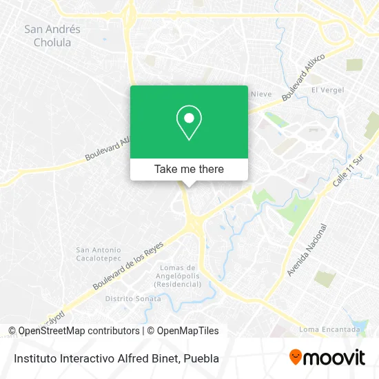 Instituto Interactivo Alfred Binet map
