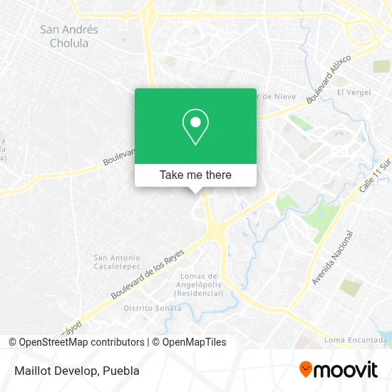 Maillot Develop map