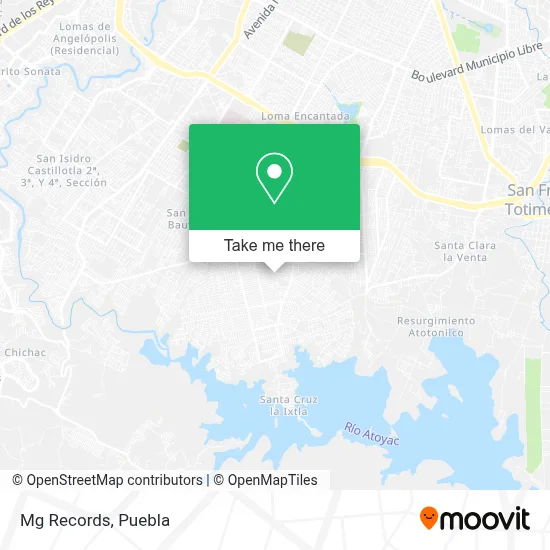 Mg Records map