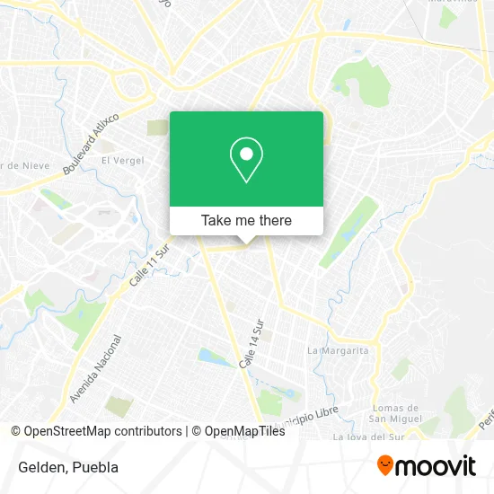Gelden map