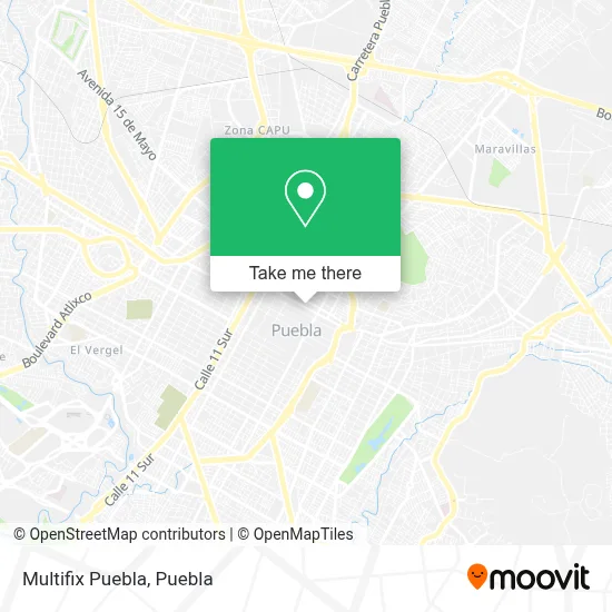 Multifix Puebla map