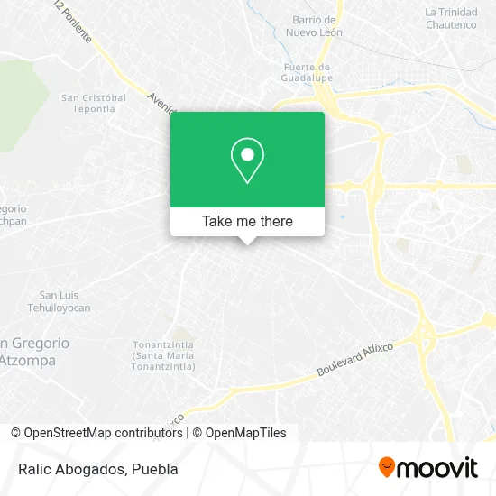 Ralic Abogados map