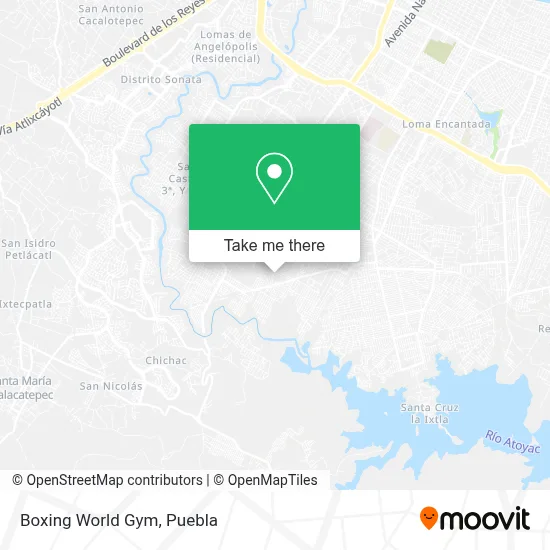 Boxing World Gym map