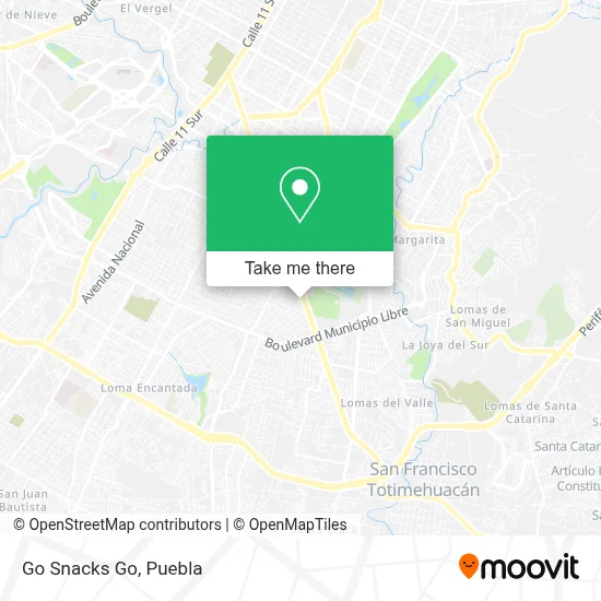 Go Snacks Go map