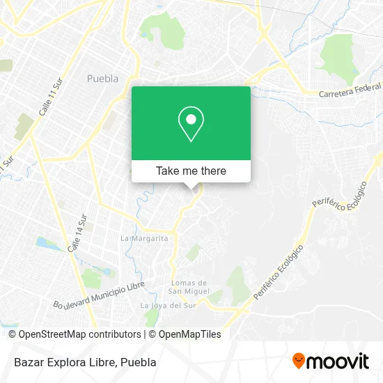 Bazar Explora Libre map