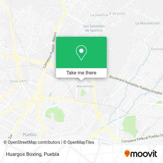 Huargos Boxing map