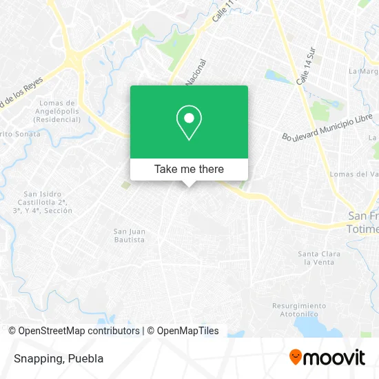 Snapping map