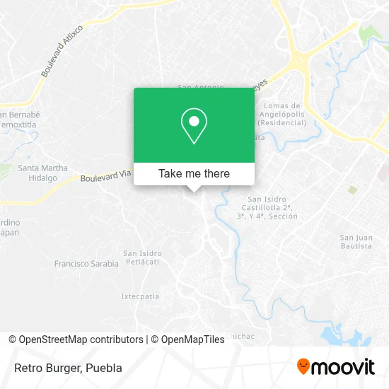 Retro Burger map