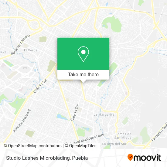 Studio Lashes Microblading map