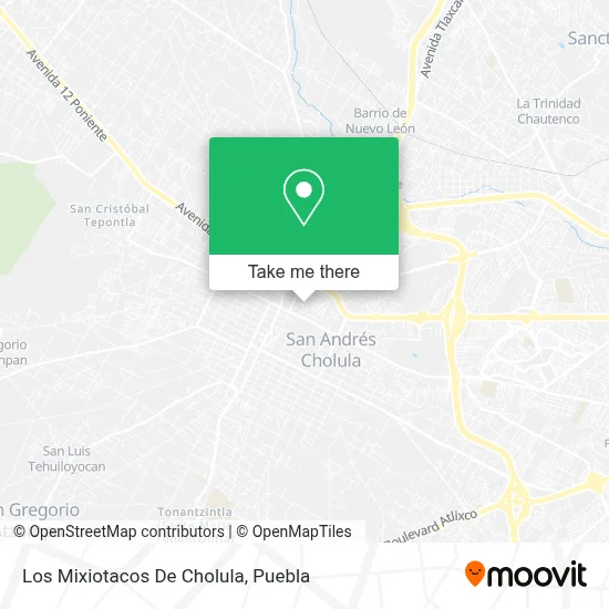 Los Mixiotacos De Cholula map