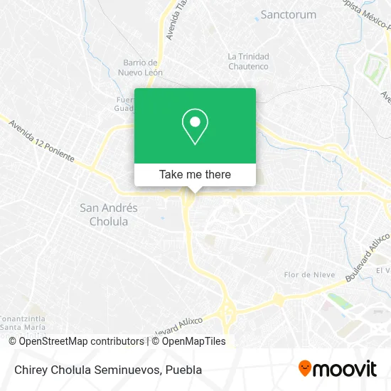 Chirey Cholula Seminuevos map