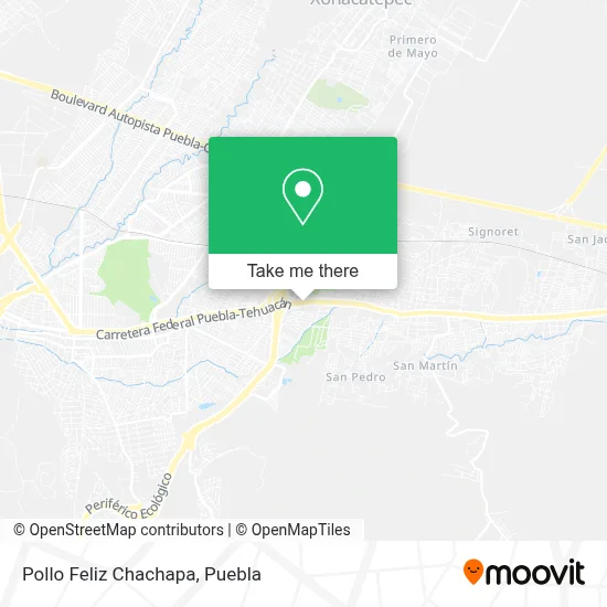 Pollo Feliz Chachapa map