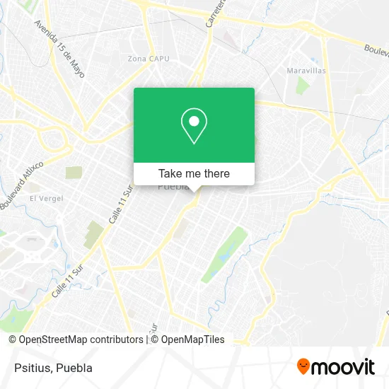 Psitius map