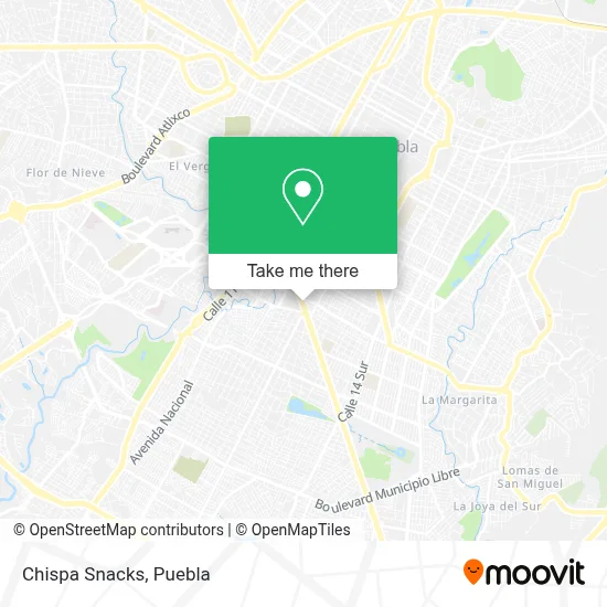 Chispa Snacks map
