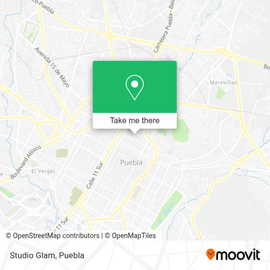 Studio Glam map