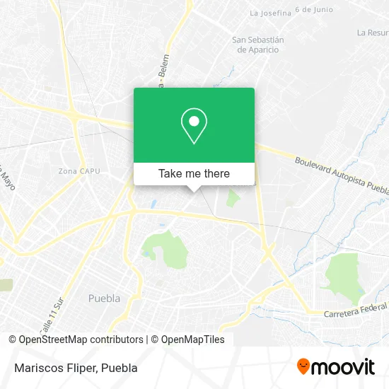 Mariscos Fliper map